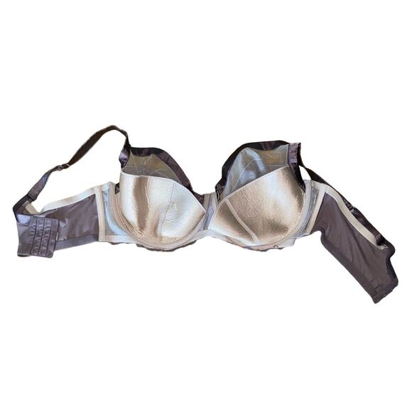 Cacique Seriously Sexy Purple Lace Underwire Balconette Bra Size 42DDD - Picture 2 of 6